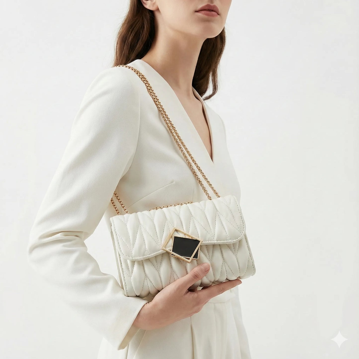 Compact Leather Bag - Vienza